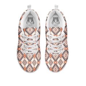 Native American Shoes Geometric Native American Print Pattern White Sneaker 2 gapqfm.jpg