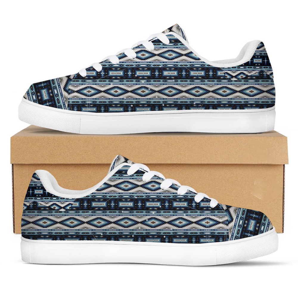 Native American Shoes, Indian Native American Print Pattern White Low Top Sneakers, Native American Low Top Shoes Native American Shoes, Indian Native American Print Pattern White Low Top Sneakers, Native American Low Top Shoes