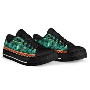 Native American Shoes Kokopelli Myth Green Native American Low Top Canvas Shoes Native American Low Top Shoes 3 gplht6.jpg