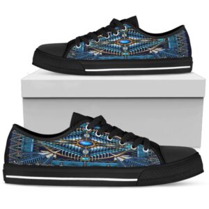 Native American Shoes, Mandala Blue Native American…