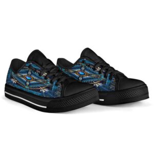 Native American Shoes Mandala Blue Native American Design Women s Low Top Canvas Shoe Native American Low Top Shoes 3 qtpac1.jpg