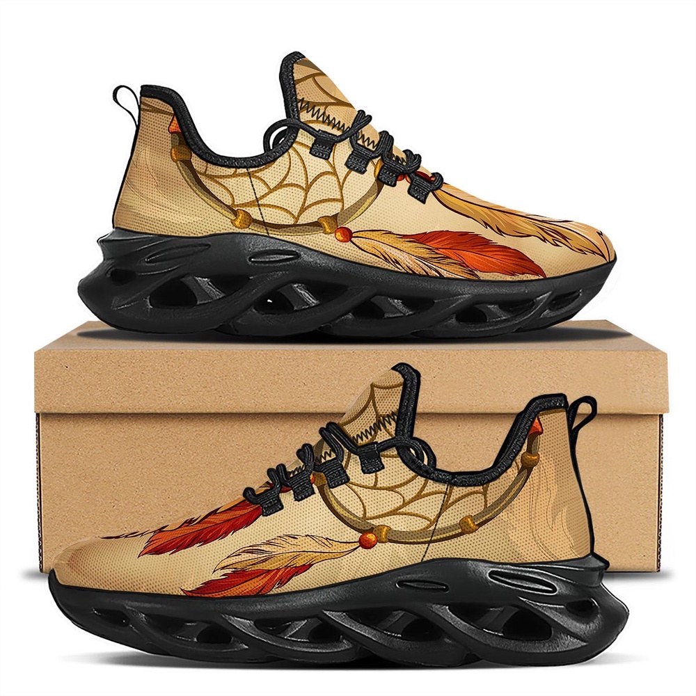 Native American Shoes, Native American Running Shoes, Dream Catcher Native American Print Black Running Shoes Native American Shoes, Native American Running Shoes, Dream Catcher Native American Print Black Running Shoes