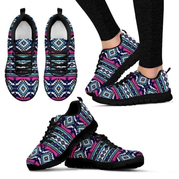 Native American Shoes, Native American Tribal Navajo Indians Aztec Women Shoes Sneakers