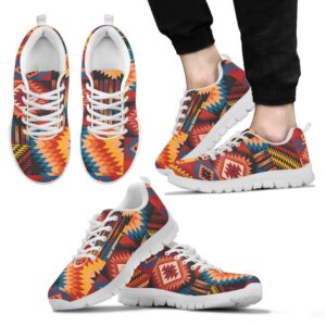 Native American Shoes Native American White Sneakers for Women and Men 3 mosvie.jpg