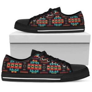 Native American Shoes Navy Native Tribes Pattern Native American Low Top Shoes Native American Low Top Shoes 2 erqz6w.jpg