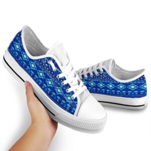 Native American Shoes Navy Pattern Native Low Tops Native American Low Top Shoes 4 bfv4cu.jpg