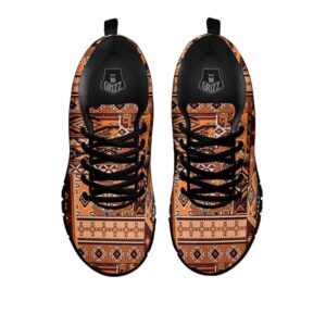 Native American Shoes Patchwork Grunge Native American Print Pattern Black Sneaker 2 zzgfgp.jpg