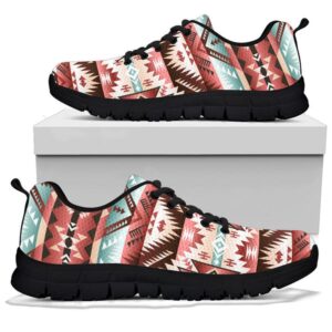 Native American Shoes, Red Vector Sneaker