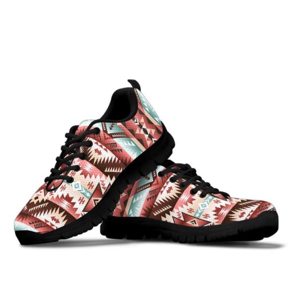 Native American Shoes, Red Vector Sneaker