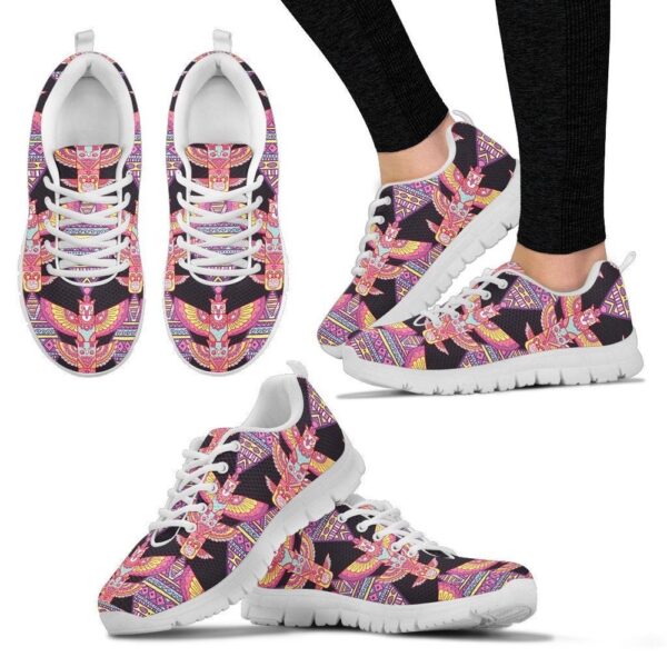 Native American Shoes, Tribal Aztec Native American Navajo Indians Print Women Shoes Sneakers