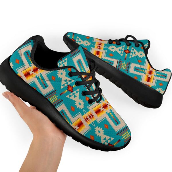 Native American Shoes, Turquoise Tribe Sport Sneakers