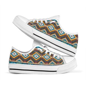 Native American Shoes, Yellow Aztec Geometric Low…