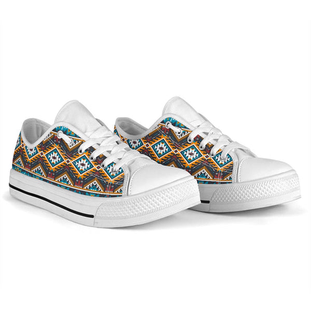 Native American Shoes, Yellow Aztec Geometric Low Top Shoe, Native American Low Top Shoes Native American Shoes, Yellow Aztec Geometric Low Top Shoe, Native American Low Top Shoes