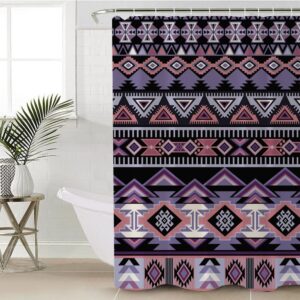 Native American Shower Curtain, Ethnic Pattern Shower…