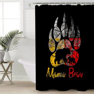 Native American Shower Curtain, Mama Bear Native…