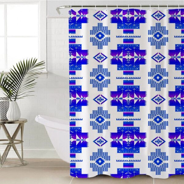 Native American Shower Curtain, NAT00720Native Pattern Shower Curtain, Designer Shower Curtains