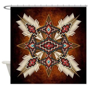 Native American Shower Curtain, Native American Mandala…