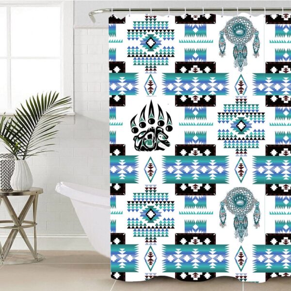 Native American Shower Curtain, Native Pattern Shower Curtain, Designer Shower Curtains