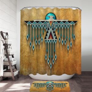 Native American Shower Curtain, Thunderbird Native American…