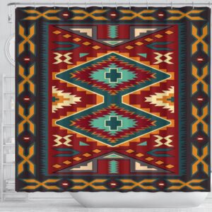 Native American Shower Curtain United Tribes Pattern Native American Shower Curtain Designer Shower Curtains 4 nwgdge.jpg