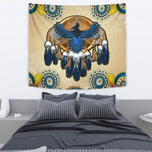 Native American Tapestry Blue Thunderbird Native Tapestry Wall Tapestry Native American 4 arq6gr.jpg