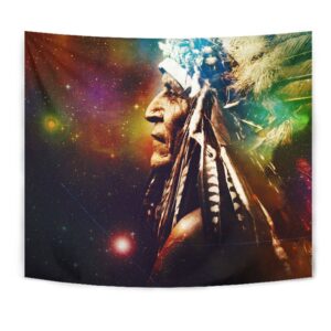 Native American Tapestry Galaxy Chief Painting All Over Hoodie Tapestry Wall Tapestry Native American 2 lsrcc3.jpg