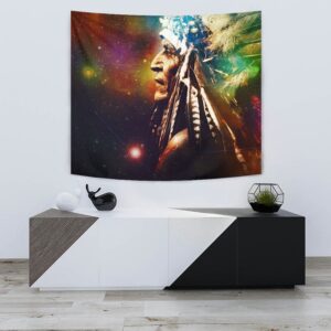 Native American Tapestry Galaxy Chief Painting All Over Hoodie Tapestry Wall Tapestry Native American 3 o3vpgo.jpg