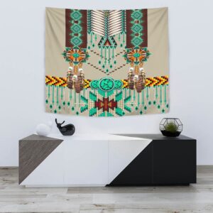 Native American Tapestry Green Pattern Breastplate Tapestry Wall Tapestry Native American 3 c0fqqa.jpg