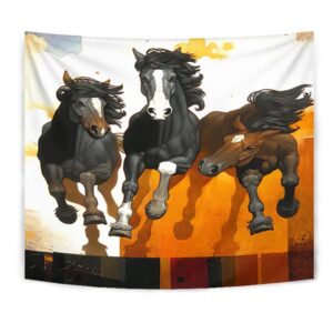 Native American Tapestry Horse Running Native Tapestry Wall Tapestry Native American 2 omjsr5.jpg
