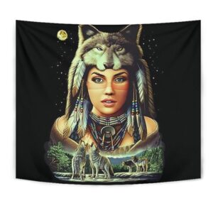 Native American Tapestry, Women Native American Tapestry,…