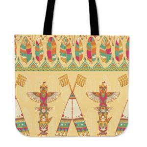 Native American Tote Bag, Aztec Indians Navajo…