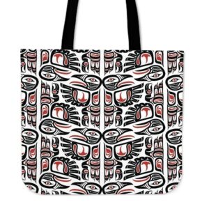 Native American Tote Bag, Aztec Tribal Native…