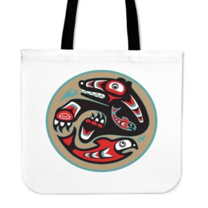 Native American Tote Bag, Aztec Tribal Native…