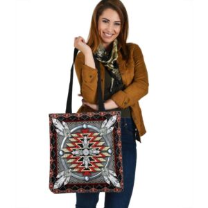 Native American Tote Bag, Beadwork Pattern Native…