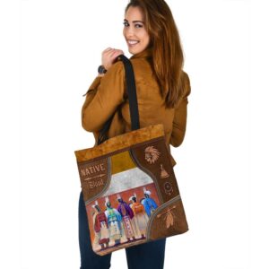 Native American Tote Bag Blood Native American 3D Printed Canvas Tote Bag Native American Bag 2 wmluov.jpg