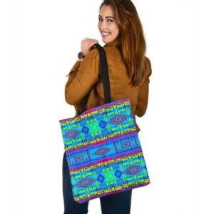 Native American Tote Bag Brocad Pattern Native American 3D Printed Canvas Tote Bag Native American Bag 2 goaxor.jpg