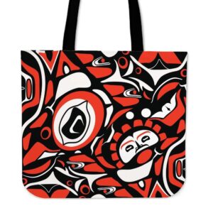 Native American Tote Bag, Indians Aztec Tribal…