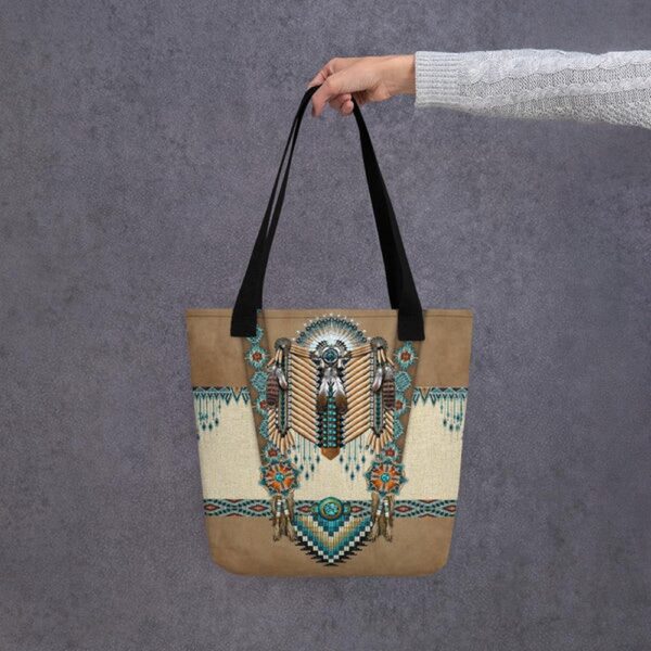 Native American Tote Bag, Native Pattern Beautiful Tote bag, Native American Bag