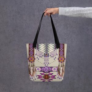 Native American Tote Bag Native Pattern Purple Tote bag Native American Bag 2 wryhvu.jpg