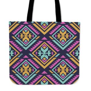 Native American Tote Bag, Navajo Indians Aztec…