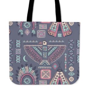 Native American Tote Bag, Navajo Native Aztec…
