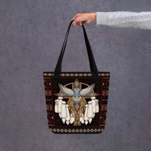 Native American Tote Bag Owl Native American Tote bag Native American Bag 2 yppblu.jpg