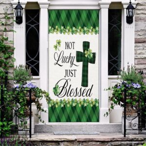 Not Lucky Just Blessed Door Cover St Patrick s Day Door Cover St Patrick s Day Door Decor 2 bkhkyf.jpg