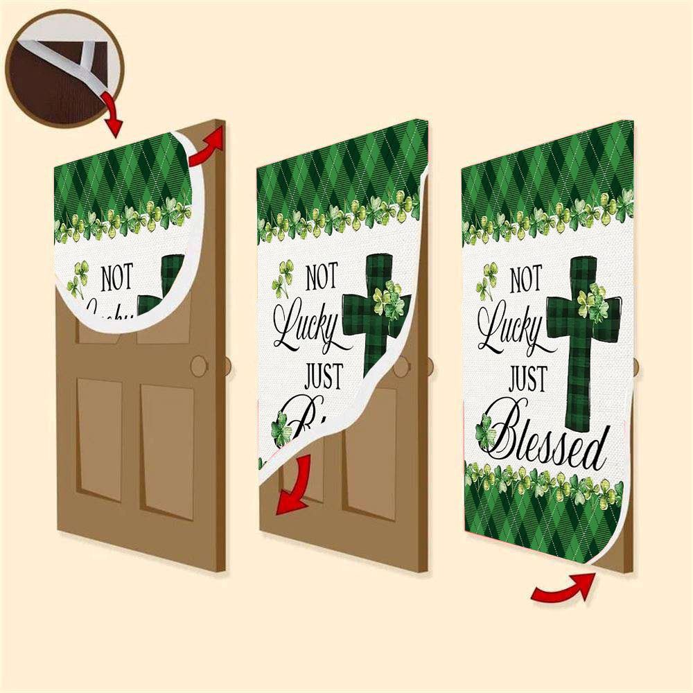Not Lucky Just Blessed Door Cover, St Patrick’s Day Door Cover, St Patrick’s Day Door Decor Not Lucky Just Blessed Door Cover, St Patrick’s Day Door Cover, St Patrick’s Day Door Decor