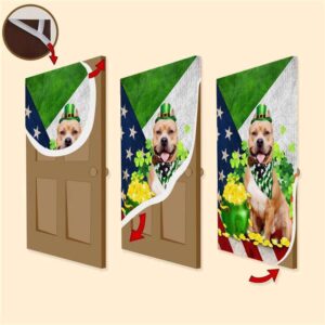 Pit Bull Door Cover St Patrick s Day Door Cover St Patrick s Day Door Decor 3 vjm67n.jpg