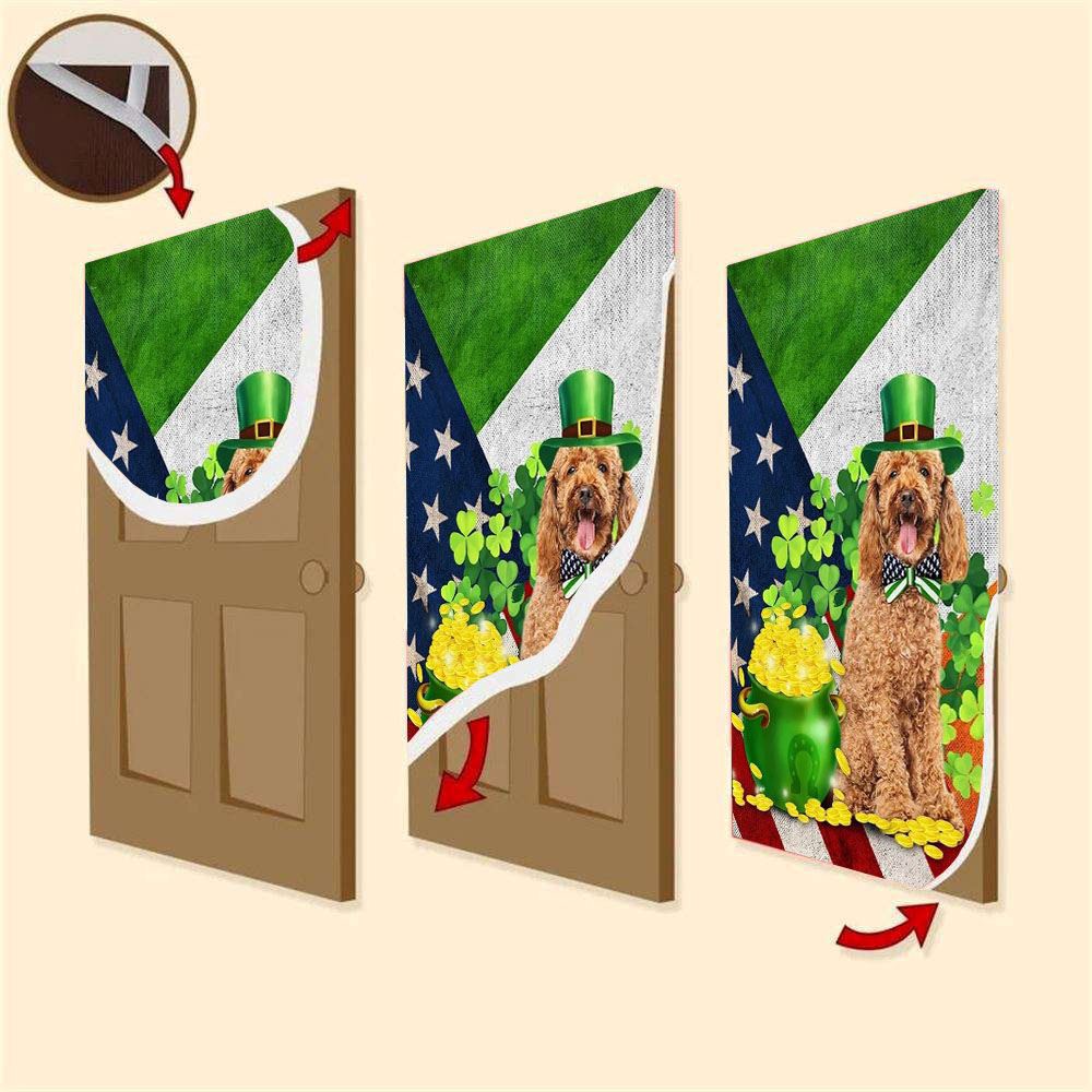Poodle Door Cover, St Patrick’s Day Door Cover, St Patrick’s Day Door Decor Poodle Door Cover, St Patrick’s Day Door Cover, St Patrick’s Day Door Decor