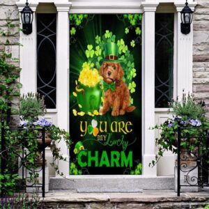 Poodle You Are My Lucky Charm Irish Saint Patrick s Day Door Cover St Patrick s Day Door Cover St Patrick s Day Door Decor 2 z5ewpt.jpg