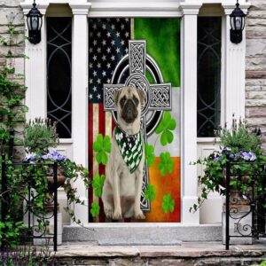Pug Irish Cross Clover St Patrick s Day Door Cover St Patrick s Day Door Cover St Patrick s Day Door Decor 2 aedbrb.jpg
