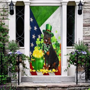 Rottweiler Door Cover St Patrick s Day Door Cover St Patrick s Day Door Decor 2 us2isw.jpg