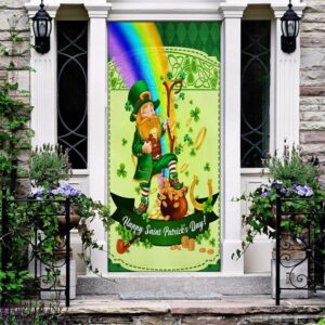 Saint Patrick s Day Leprechaun Door Cover St Patrick s Day Door Cover St Patrick s Day Door Decor 2 dfsvb5.jpg